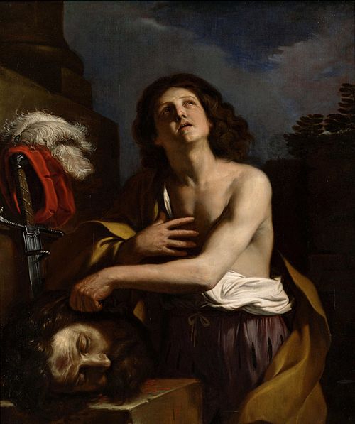 David avec la tête de Goliath, 1650, Le Guerchin