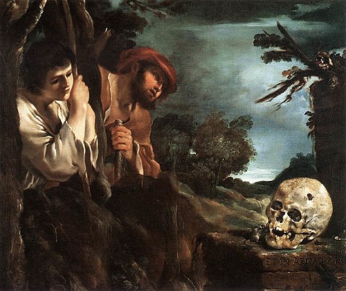 Et in Arcadia ego, 1618, Le Guerchin