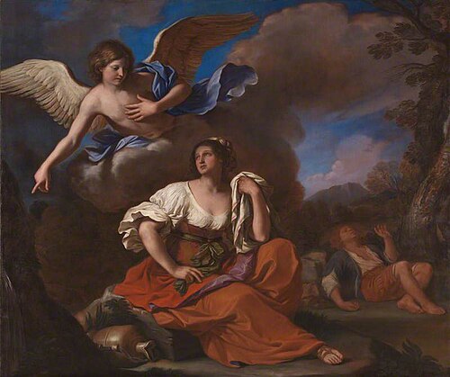 The Angel appears to Hagar and Ishmael, 1652, Guercino