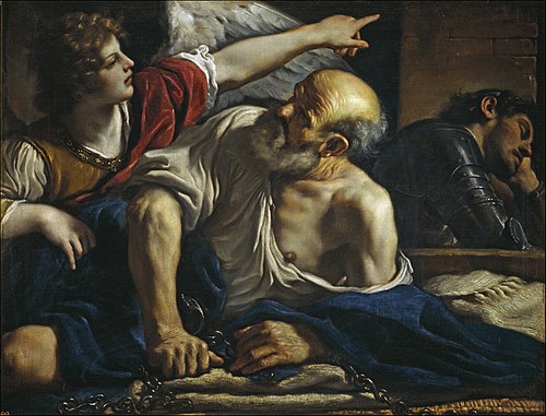 Saint Peter freed by an Angel, 1622, Le Guerchin