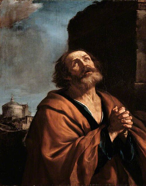 Saint Peter Penitent, 1639, Guercino