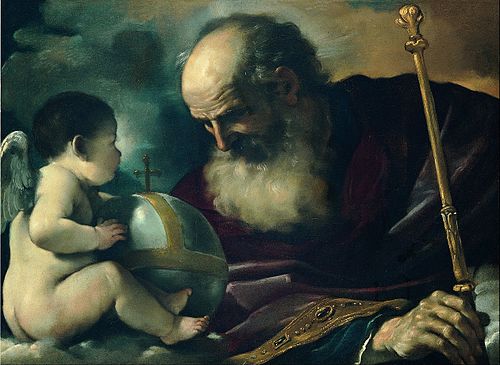 God the Father and Angel, 1620, Guercino