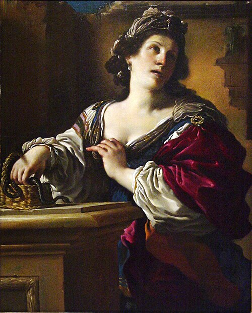 Cleopatra, 1650, Guercino