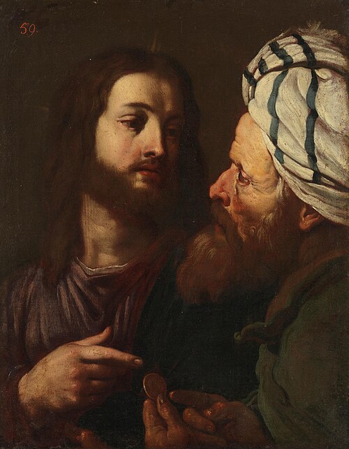 Christ and the Moneylender, 1628, Guercino