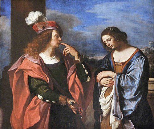 Absalom and Tamar, 1655, Guercino