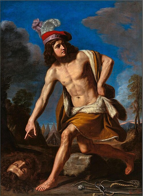 David with the Head of Goliath, 1657, Guercino