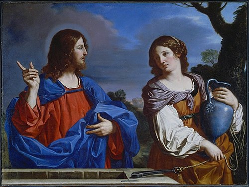 Christ and the Woman of Samaria, 1647, Guercino