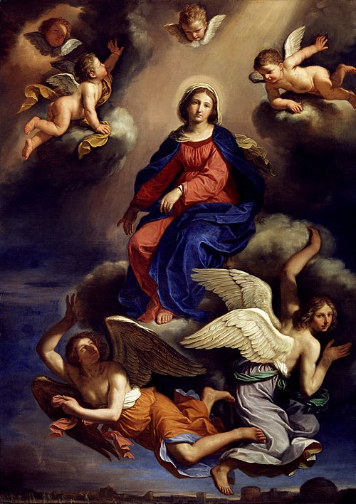 Assumption of the Virgin, 1650, Guercino