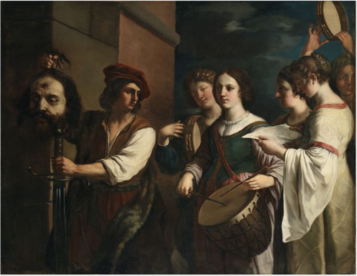 The Triumph of David, , Guercino