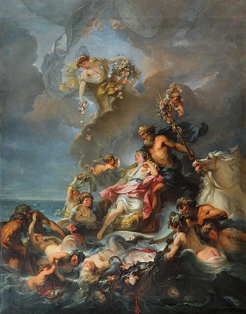 La Pêche, ou Neptune et Amphitrite, 1768, Gabriel-François Doyen