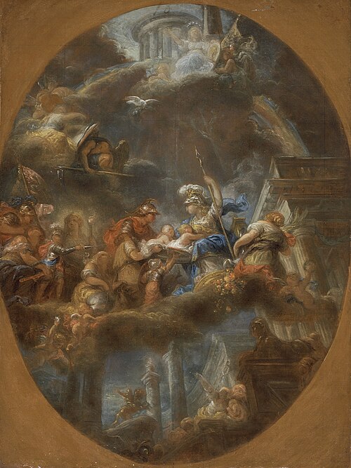 Nobility Offering the Imperial Russian Children to Minerva, 1795, Gabriel-François Doyen