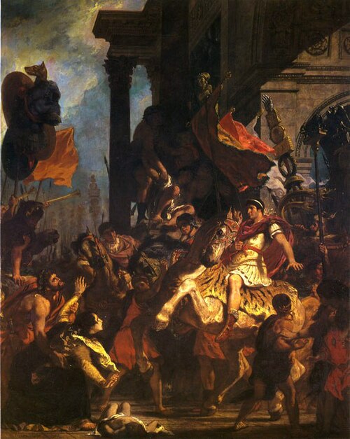La Justice de Trajan, 1840, Eugène Delacroix