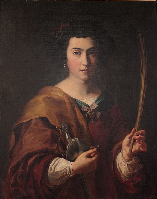 Sainte Catherine d'Alexandrie, 1824, Eugène Delacroix