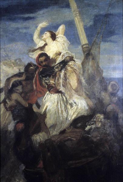 Enlèvement, 1850, Eugène Delacroix