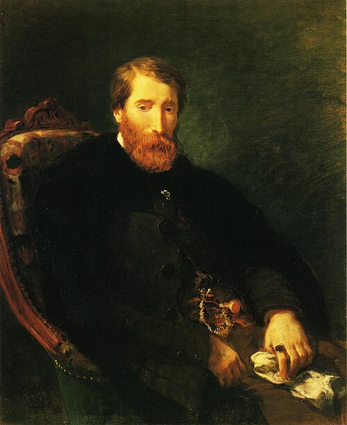 Portrait d'Alfred Bruyas, 1853, Eugène Delacroix