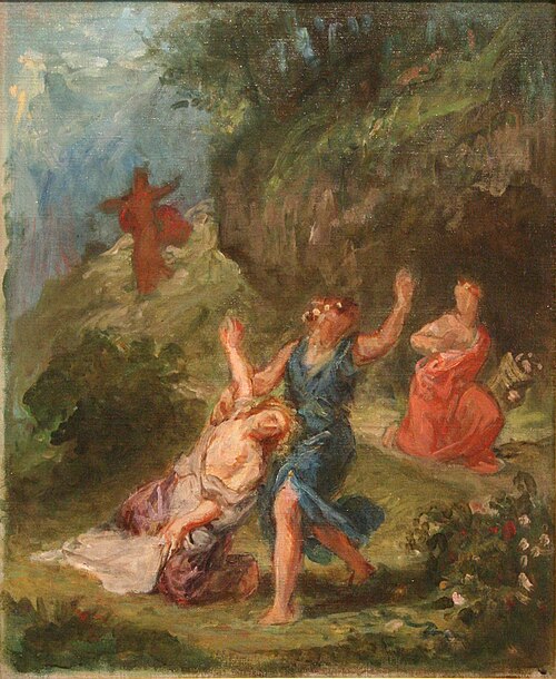 Orphée secourant Eurydice, 1862, Eugène Delacroix