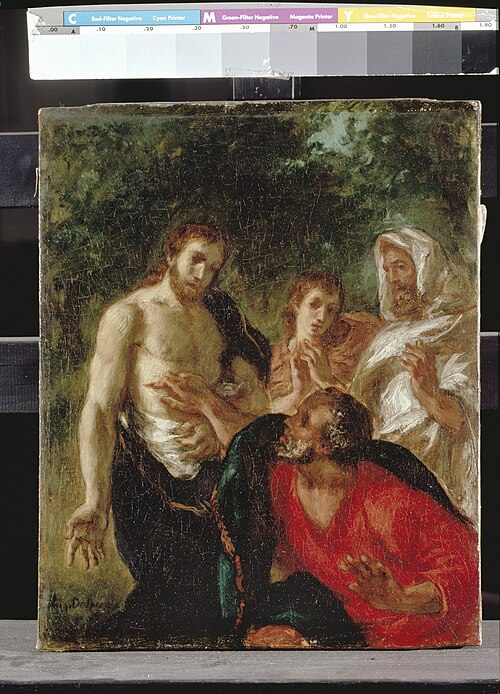 L'incrédulité de saint Thomas, 1846, Eugène Delacroix