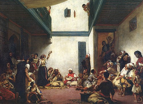 Noce juive dans le Maroc, 1839, Eugène Delacroix