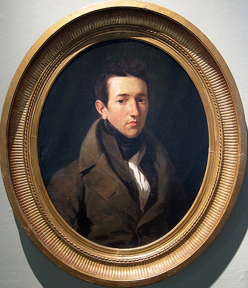 Portrait de Bellinger, 1834, Eugène Delacroix