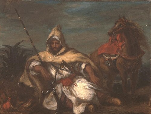 Cavalier de la garde du sultan du Maroc, 1845, Eugène Delacroix