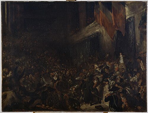 Boissy d'Anglas à la Convention, 1831, Eugène Delacroix