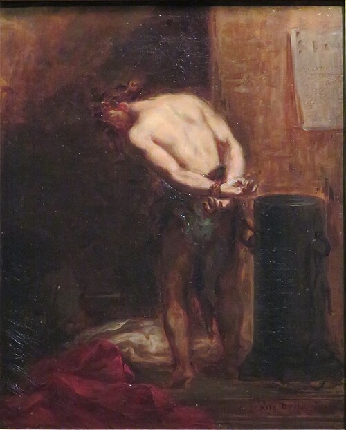 Le Christ à la colonne, 1852, Eugène Delacroix