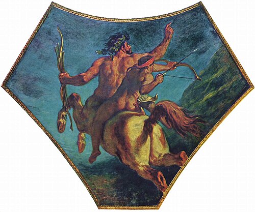 L'Éducation d'Achille, 1847, Eugène Delacroix