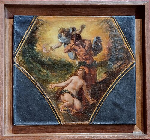 Adam et Eve, 1844, Eugène Delacroix