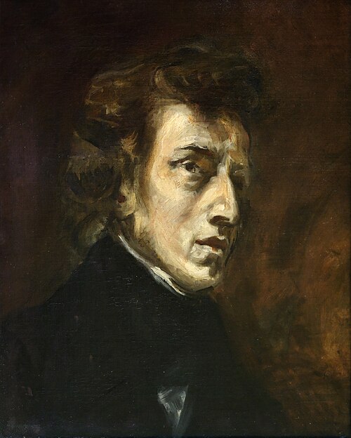 Frédéric Chopin, 1838, Eugène Delacroix