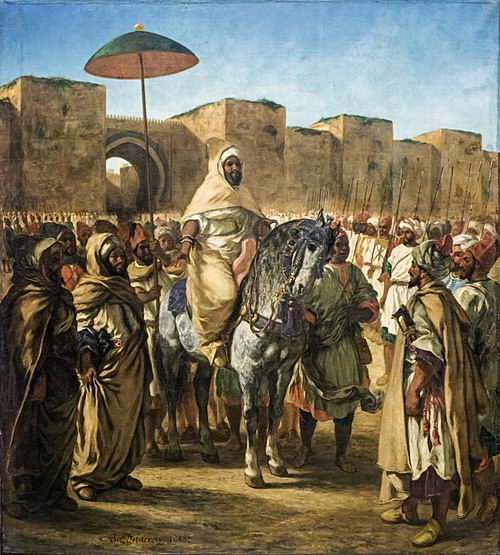 Le Sultan du Maroc, 1845, Eugène Delacroix