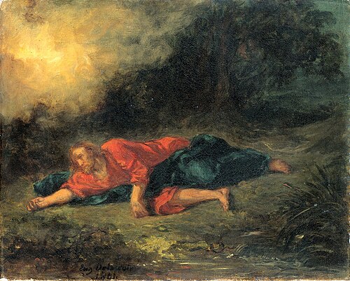 The Agony in the Garden, 1861, Eugène Delacroix