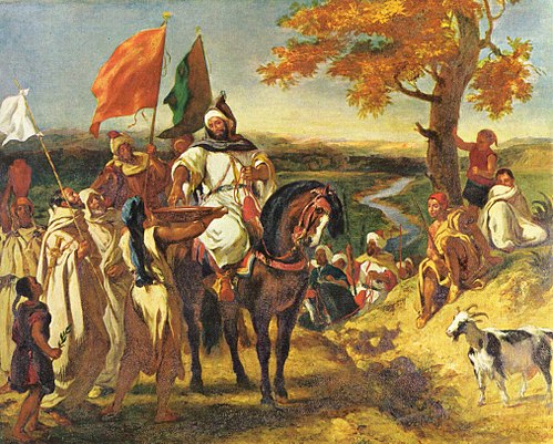 Le Kaïd, chef marocain, 1837, Eugène Delacroix