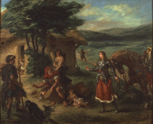 Erminia and the Shepherds, 1859, Eugène Delacroix