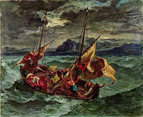 Christ on the Sea of Galilee, 1854, Eugène Delacroix