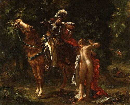 Marphise, 1852, Eugène Delacroix