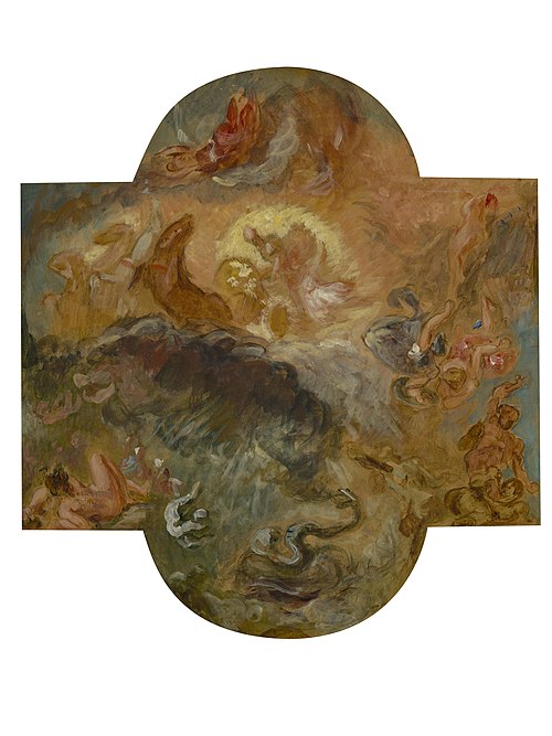 Apollo Slays Python, 1850, Eugène Delacroix