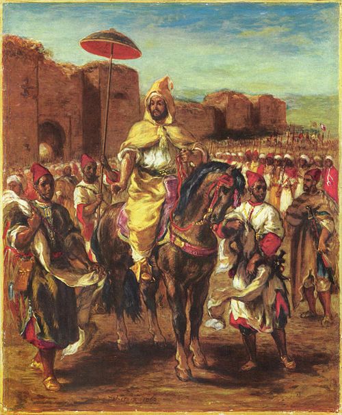 Portrait du sultan du Maroc, 1862, Eugène Delacroix