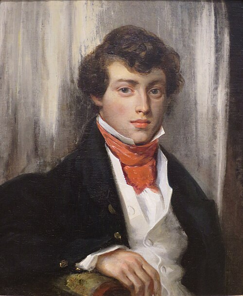 Portrait of Charles de Verninac, 1826, Eugène Delacroix