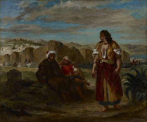 View of Tangier, 1852, Eugène Delacroix