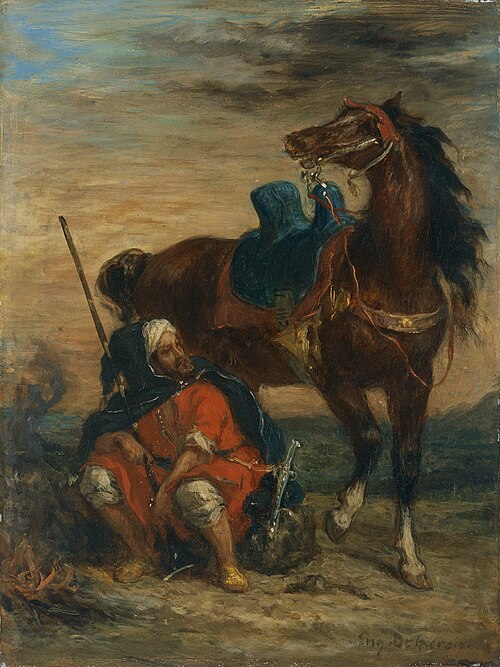 Arab Rider, 1854, Eugène Delacroix