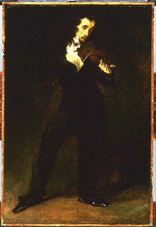 Paganini, 1831, Eugène Delacroix