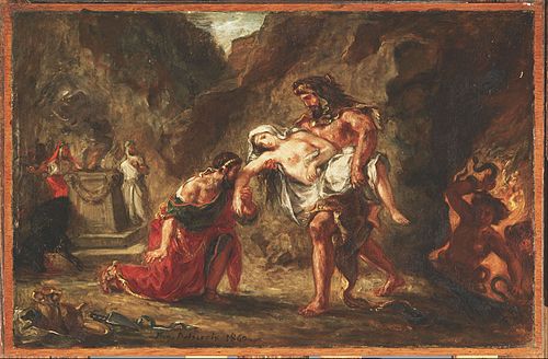 Hercules and Alcestis, 1862, Eugène Delacroix