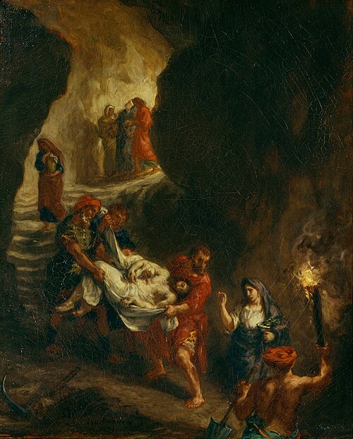 Christ Carried Down to the Tomb, 1859, Eugène Delacroix