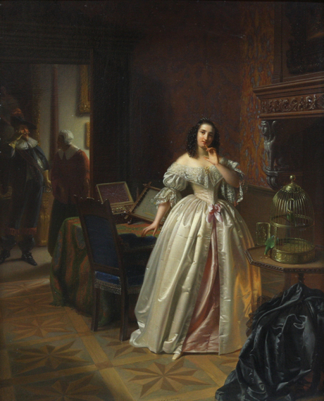 The Guest, 1847, Eugène Delacroix
