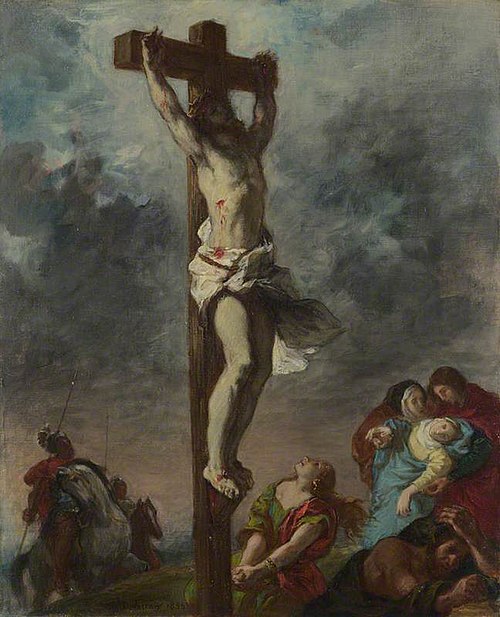 Christ on the Cross, 1853, Eugène Delacroix