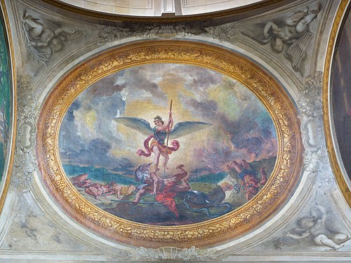 St Michael defeats the Devil, 1861, Eugène Delacroix