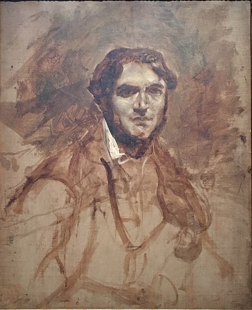 Portrait de Léon Riesener, 1834, Eugène Delacroix