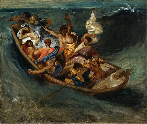 Christ sur la mer de Galilée, 1841, Eugène Delacroix