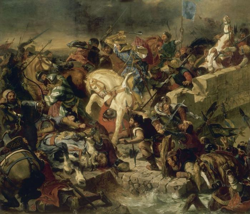 Bataille de Taillebourg, 21 juillet 1242, 1837, Eugène Delacroix