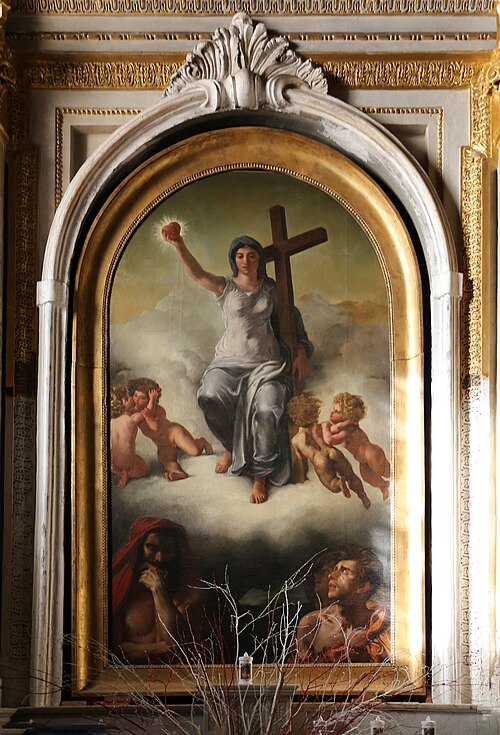 le Triomphe de la religion, Vierge au Sacré-Coeur, , Eugène Delacroix